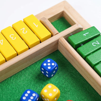 Shut The Box Dice Game for Family Game Night