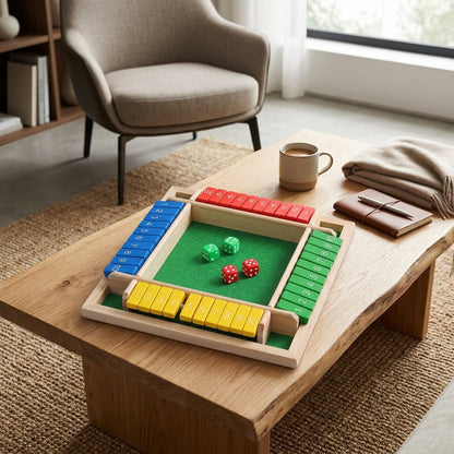 Shut The Box Dice Game for Family Game Night